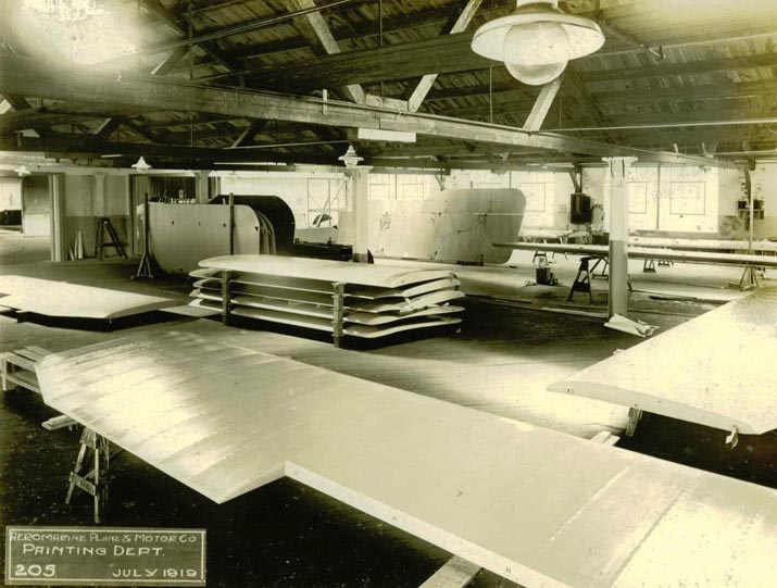 Aeromarine factory - Printing Department
