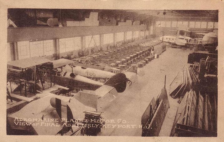 Aeromarine factory - construction of Models 85 and 75