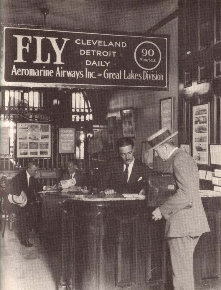 Aeromarine city ticket office in Cleveland