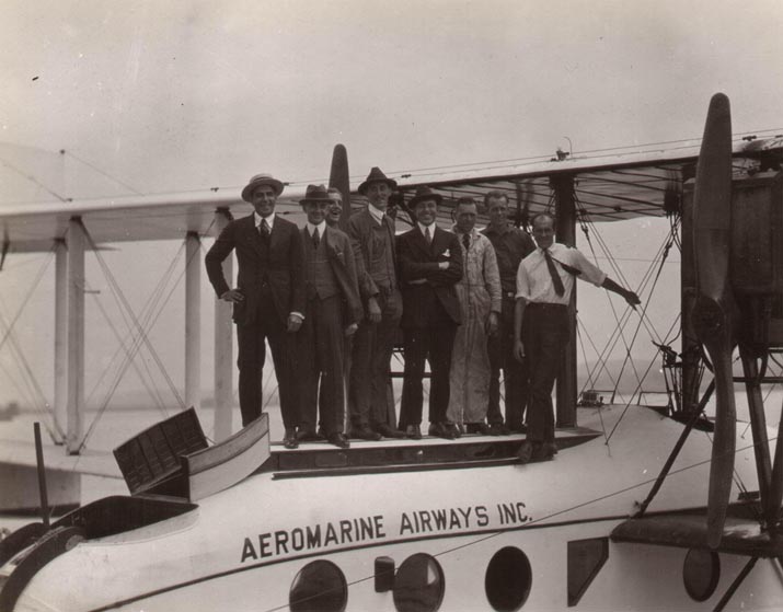 Aeromarine Model 75 'Santa Maria' with C.F. Redden and Ed Musick among others