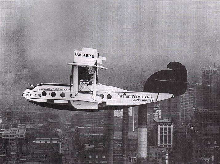 Aeromarine Model 75 'Buckeye' over Cleveland