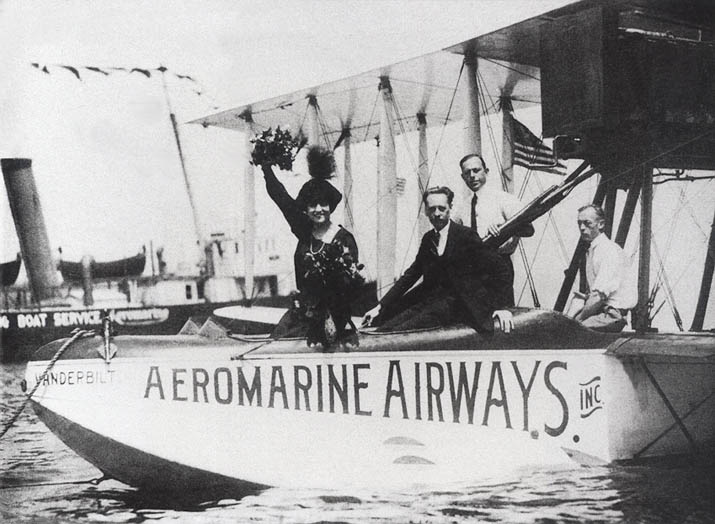 Aeromarine Model 85 'Vanderbilt' with Harry Bruno and Ed Musick