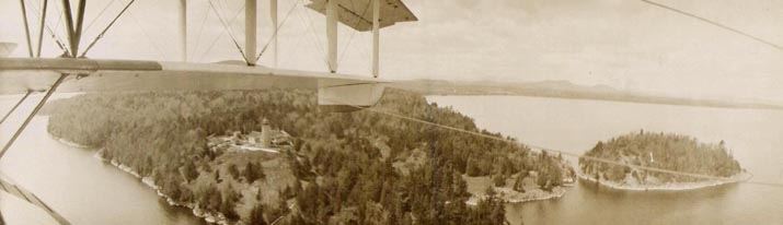 Panorama view from an Aeromarine Model 75