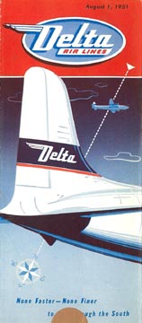 Buy 4 save 25% 308DL Delta Air Lines system timetable 10/26/80 